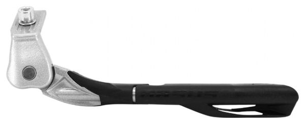 BEQUILLE VELO LATERALE URSUS WAVE REAR 24 -26 -28  ARGENT-NOIRE REGLABLE - SUPPORTE 35Kgs (LIVRE SUR CARTE)