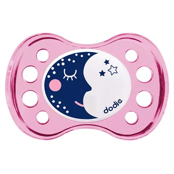Dodie Sucette Anatomique Silicone Nuit Maman +6M N17
