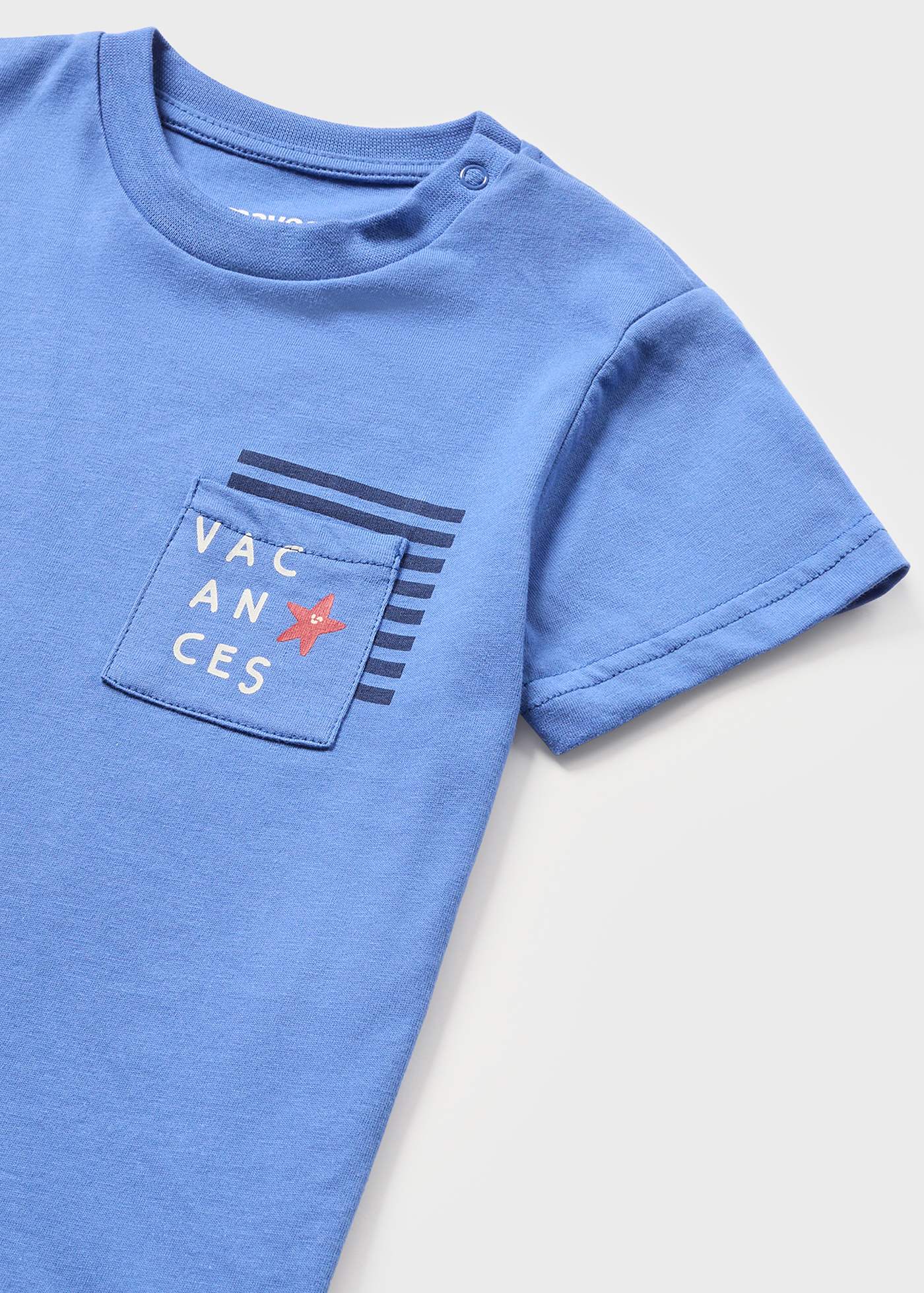 Conjunto de duas peças com camiseta e maiô para bebê