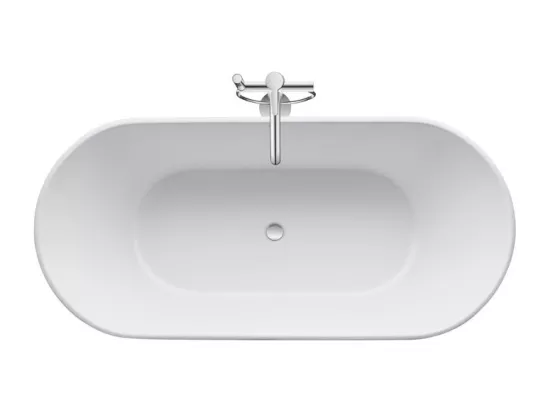 Baignoire îlot 160x75 DURAVIT D-Neo sans trop-plein