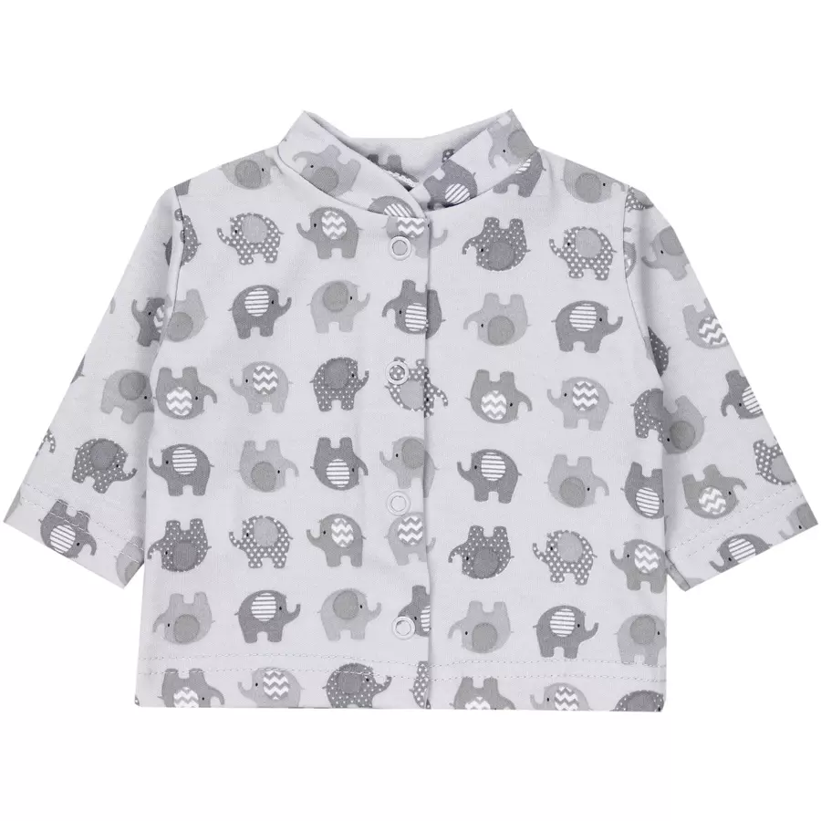 TupTam Baby Unisex Strampler-Set mit Aufdruck Spruch 2-tlg grauweiß