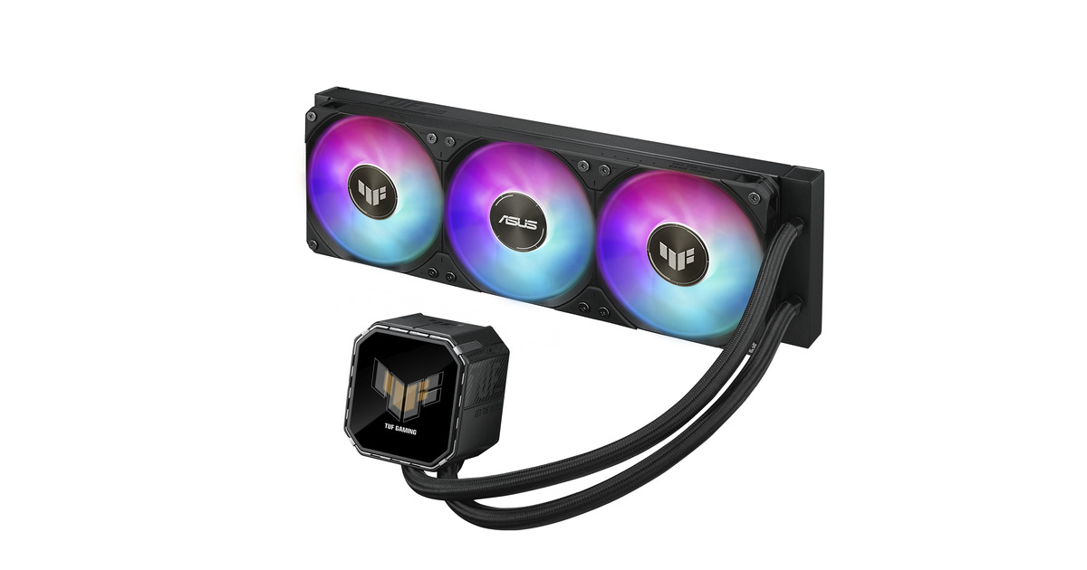 ASUSTUF Gaming LC III 360 ARGB LCD waterkoeling  (Zwart)