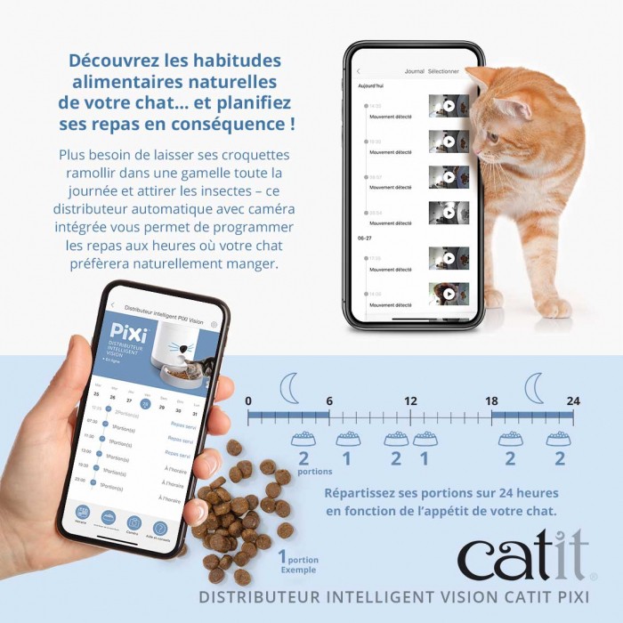 Distributeur connecté Pixi Vision LED 12 repas