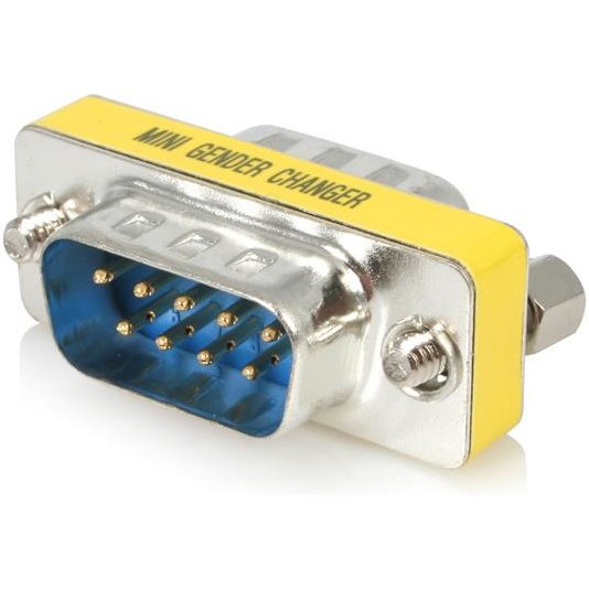StarTech.com Changeur de genre série DB9 slim - Coupleur DB9 - M/M