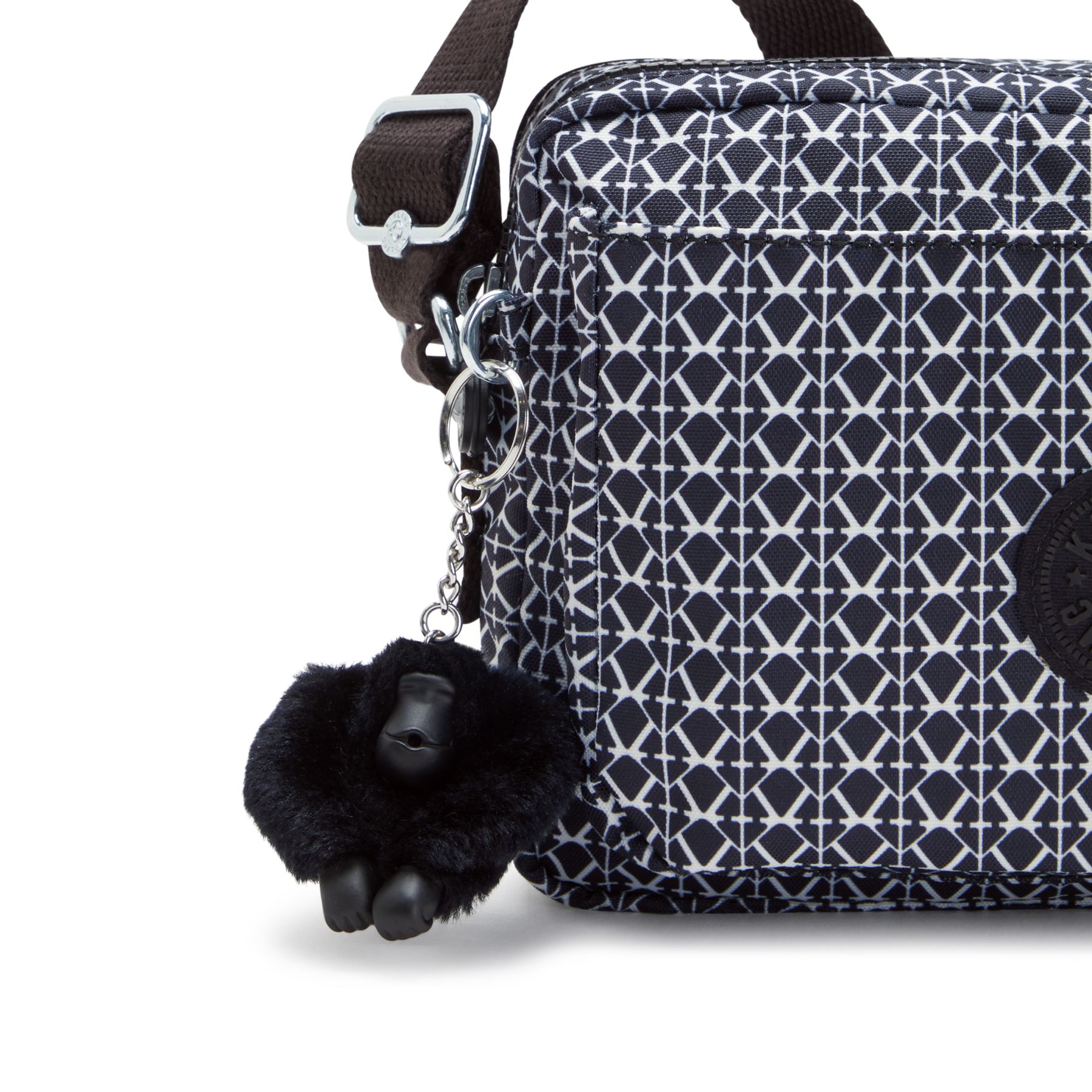 ABANU M Sac à Bandoulière de Taille Moyenne avec Sangle Réglable - Signature Print