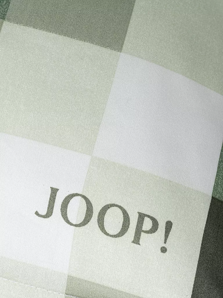 JOOP Satin Bettwäsche MESH 70x90cm/140x220cm Sage hellgrün