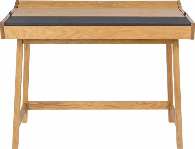 Woodman Schreibtisch »Brompton« im skandinavian Design, Gestell aus massiver Eiche, FSC®-zertifiziert