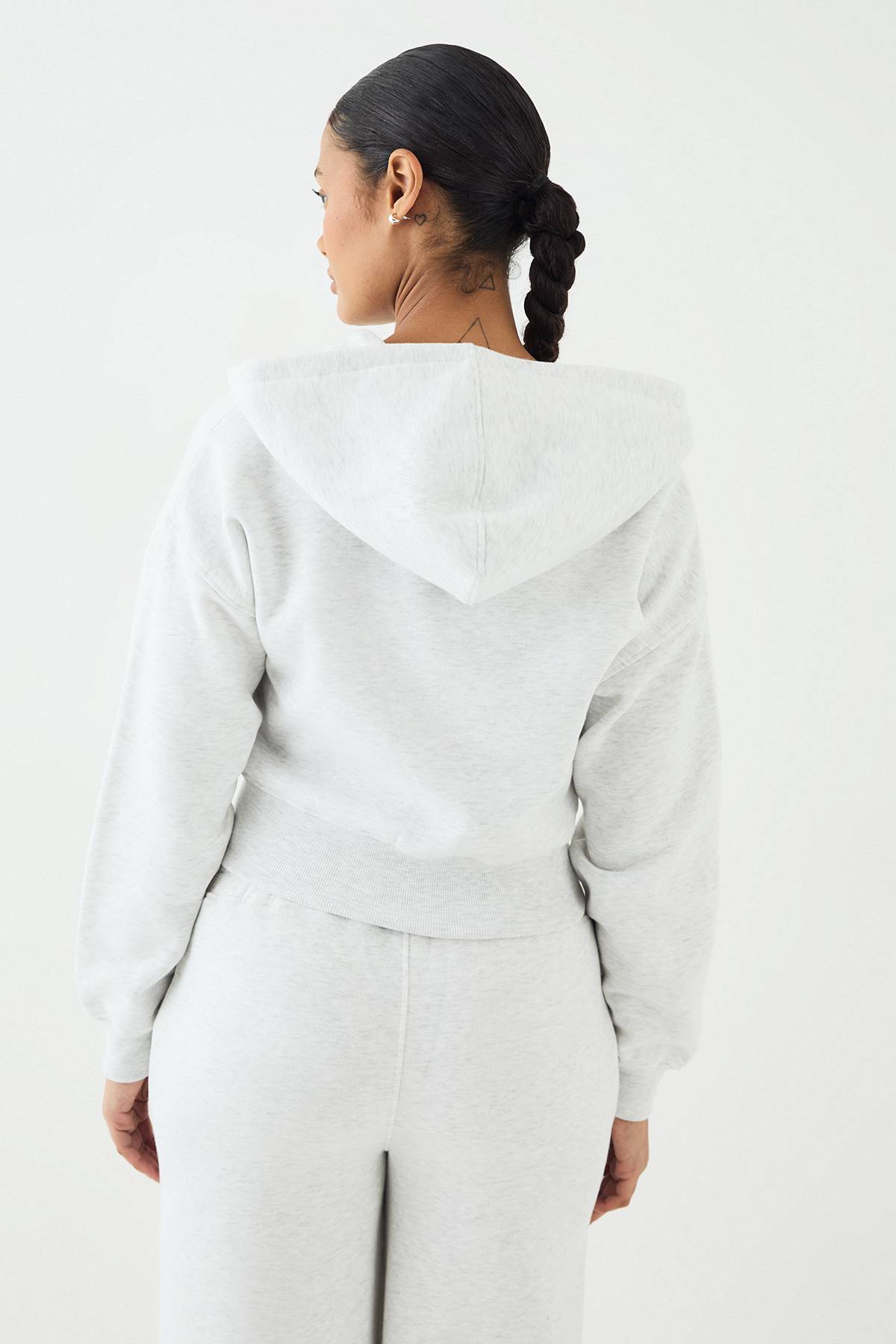 Sweat à casynthétiqueche zippé brodé Script DSGN Studio