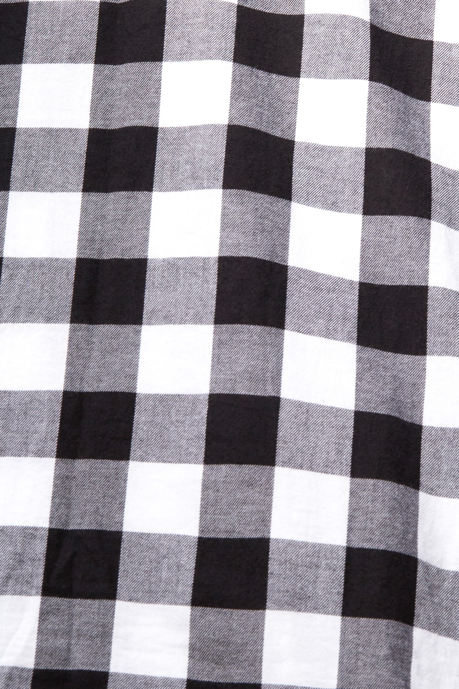 Chemise en flanelle de coton durable à carreaux vichy
