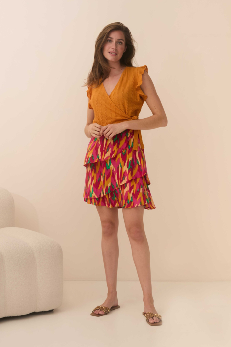 Lofty Manner oranje dames top