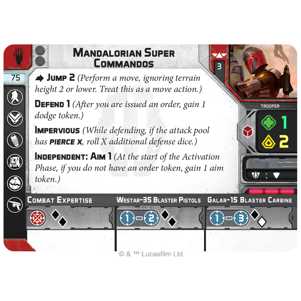 Star Wars : Légion - Le Collectif de l'Ombre - Super Commandos Mandaloriens