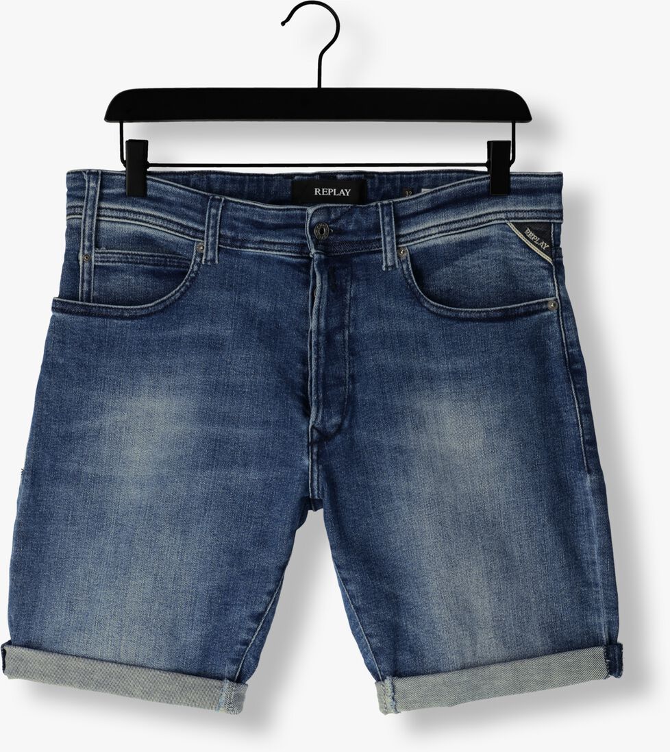 REPLAY blauwe replay shorts rbj.981 short