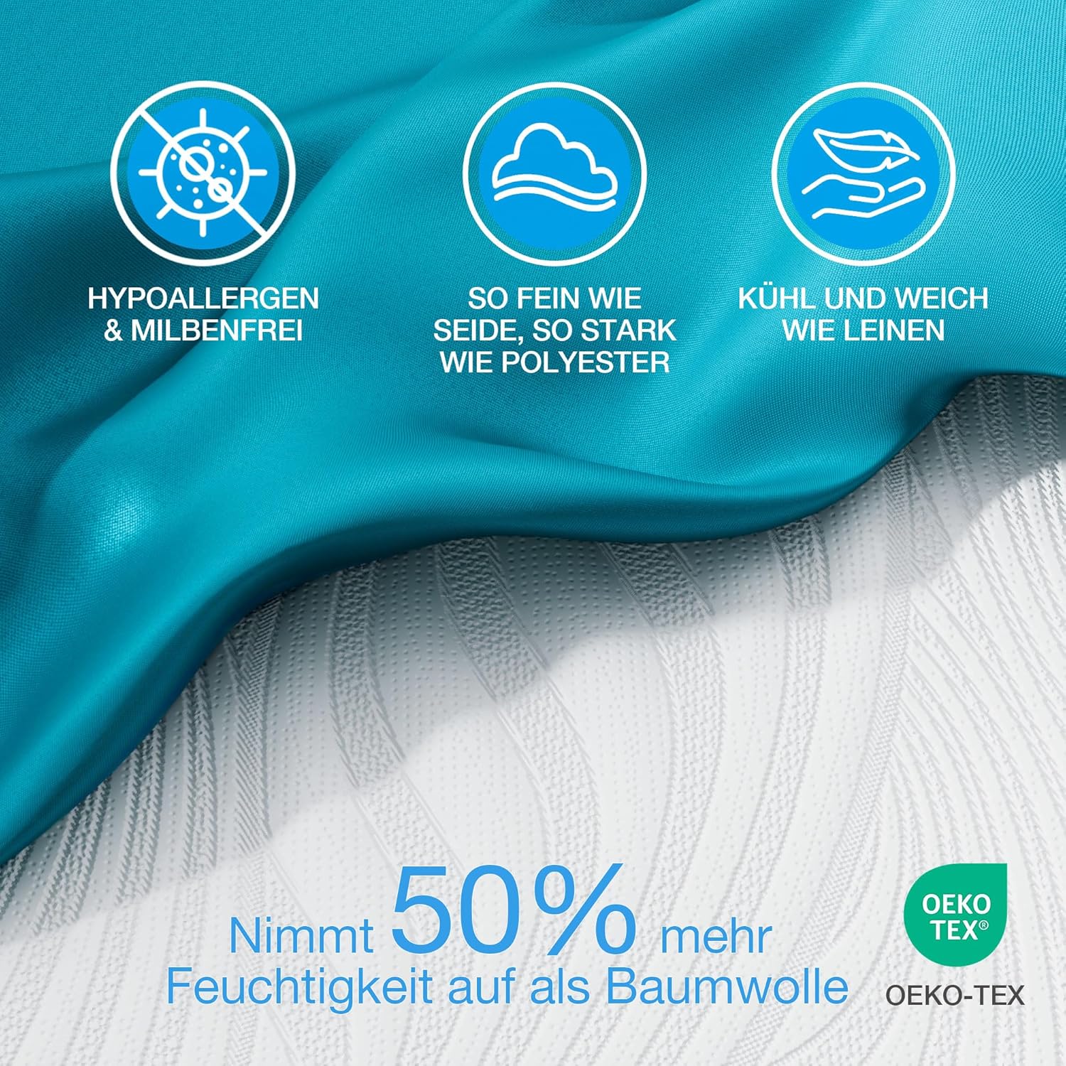 Matratzen Topper 140x200cm H2/H4 Visco Schaum - 2 in 1 Matratzentopper Memory Foam 7,5 cm hoch Matratze für Boxspringbett, Mattress Topper 140x200 Gelschaum CertiPUR-EU Öko-Tex Zertifiziert