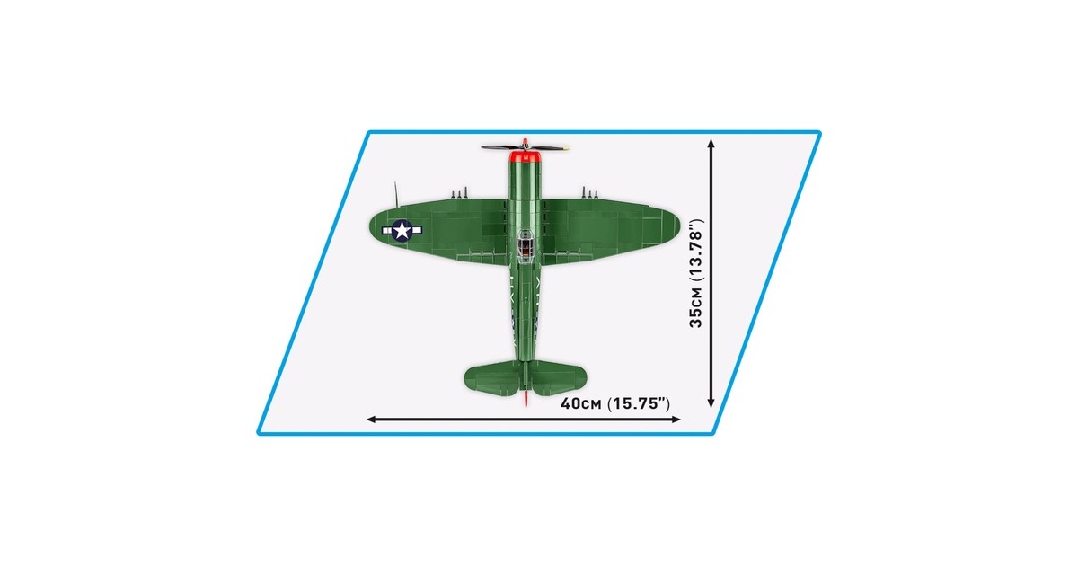 COBIHistorical Collection - P-47 Thunderbolt Constructiespeelgoed  (Schaal 1:32)