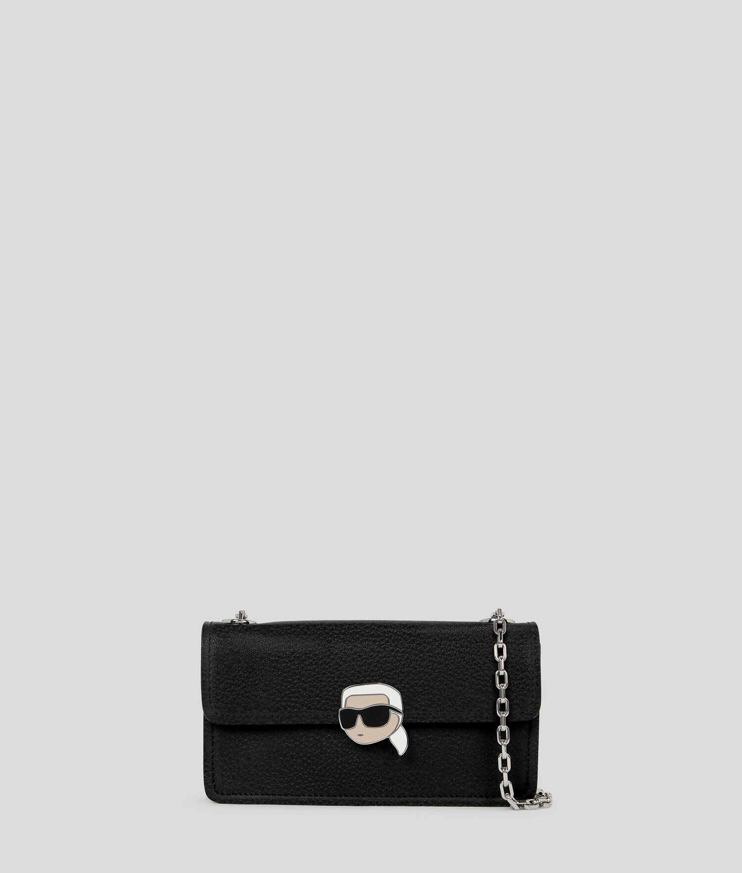 POCHETTE GRAINÉE IKON - Noir