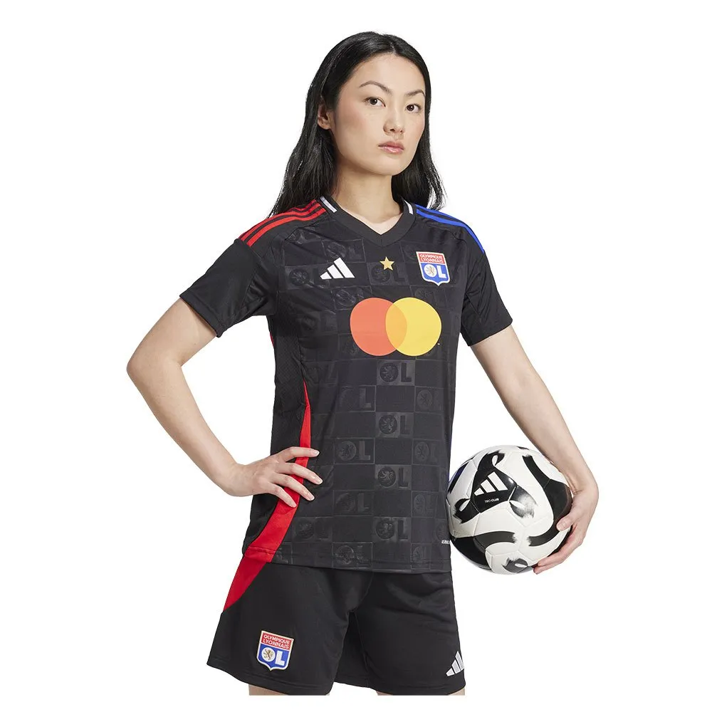 adidas Olympique Lyon 24/25 Weg Damen T-Shirt mit kurzen Ärmeln