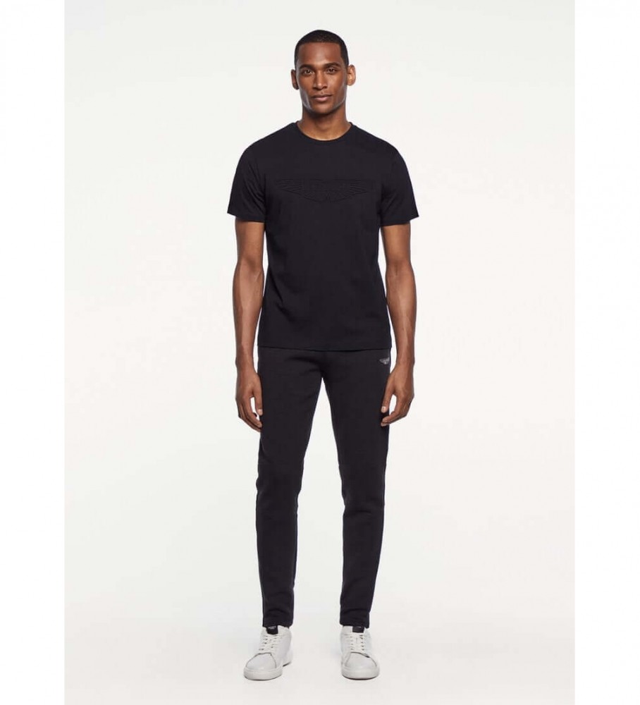 Camiseta Hackett Emboss preta