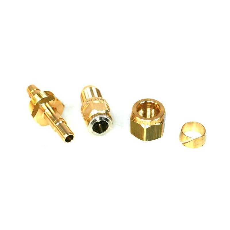 FARO FASTYFIT Fitting Set 8mm (Rohrstutzen, Überwurfmutter, Schneidring, Schnellverbinder)