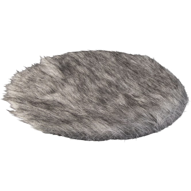 Platzdeckchen - grau - Ø = ca. 40 cm