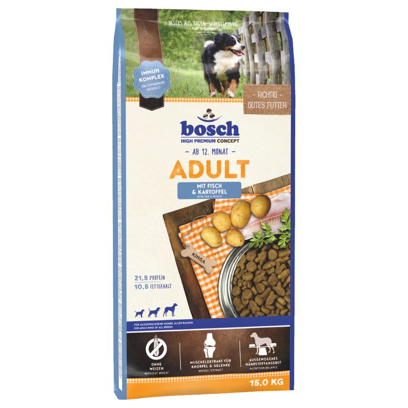 bosch Adult, poisson & pommes de terre