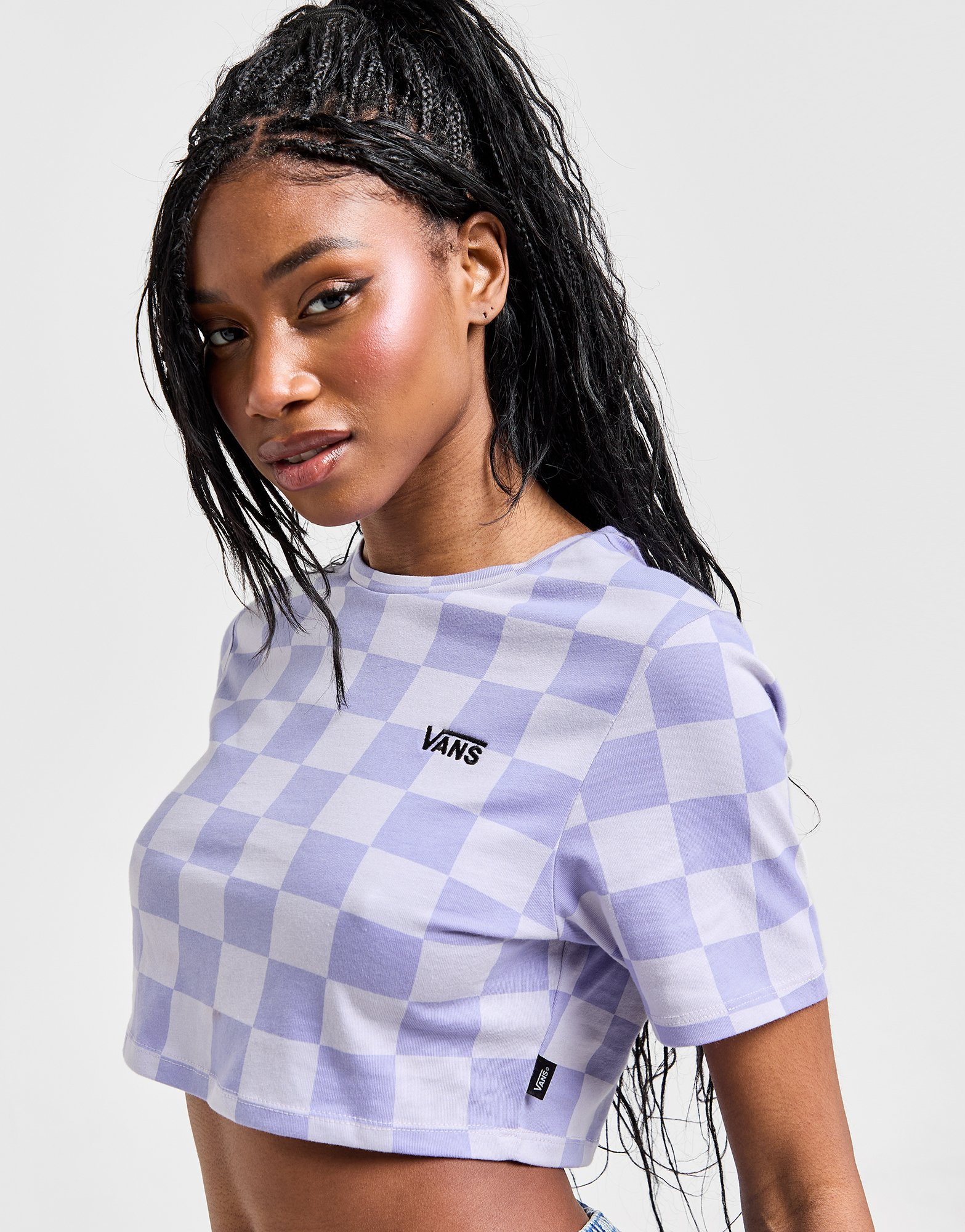 Vans T-shirt Checkerboard Slim Femme