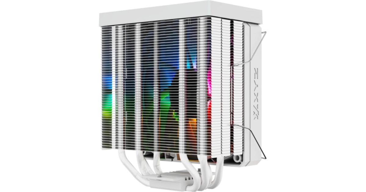 XYZ PC GearThermax 4 Pulsar A-RGB CPU-koeler  (Wit, ARGB, PWM)