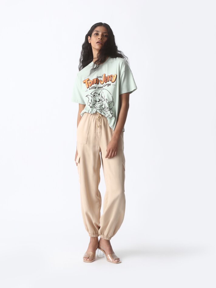 Camiseta Tom&Jerry © &™WBEI - Verde Água