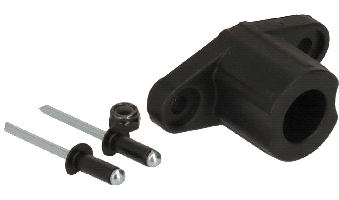 Pin for license plate turning part