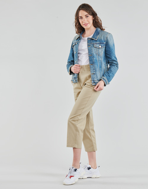 Tommy Jeans - TJW HIGH RISE STRAIGHT - Beige