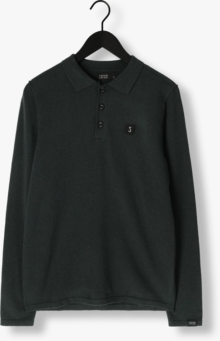 BUTCHER OF BLUE donkergroene butcher of blue polo clifden polo