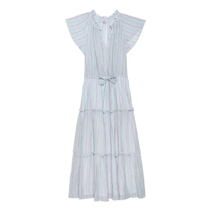 Rails Robe Juni Rayures | Bleu ciel