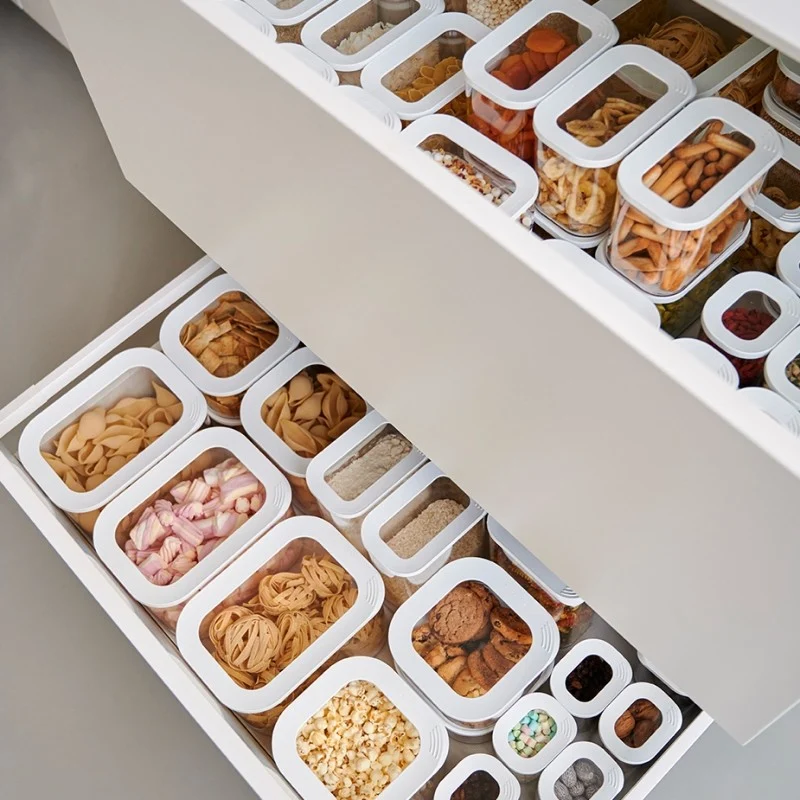 Mepal - Modula Husholdningsbox Sæt - 5 stk - Hvid