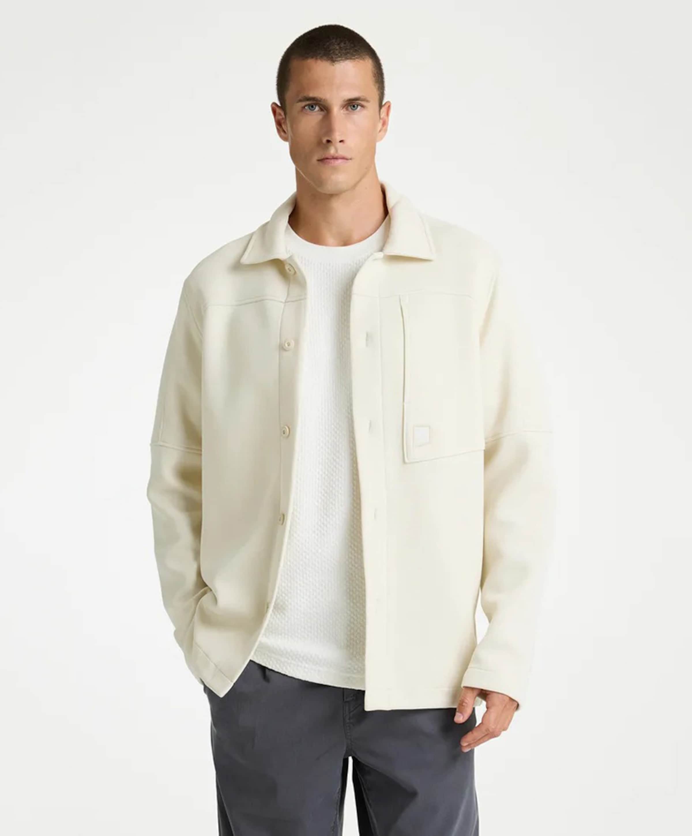 Chasin' Heren overshirt ecru