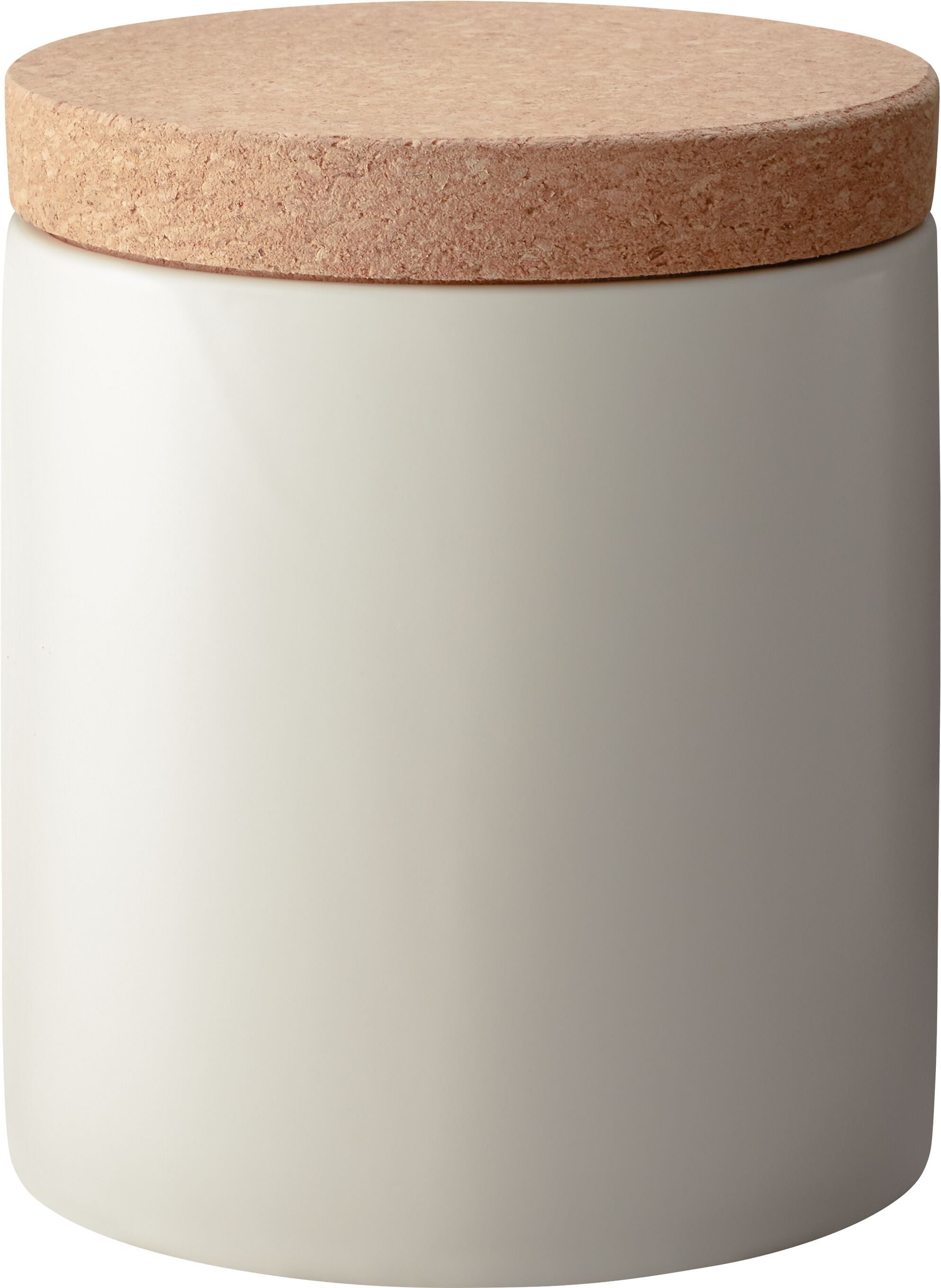 NEVIA Vorratsdose - Natur, Weiss / H: 12.0 cm