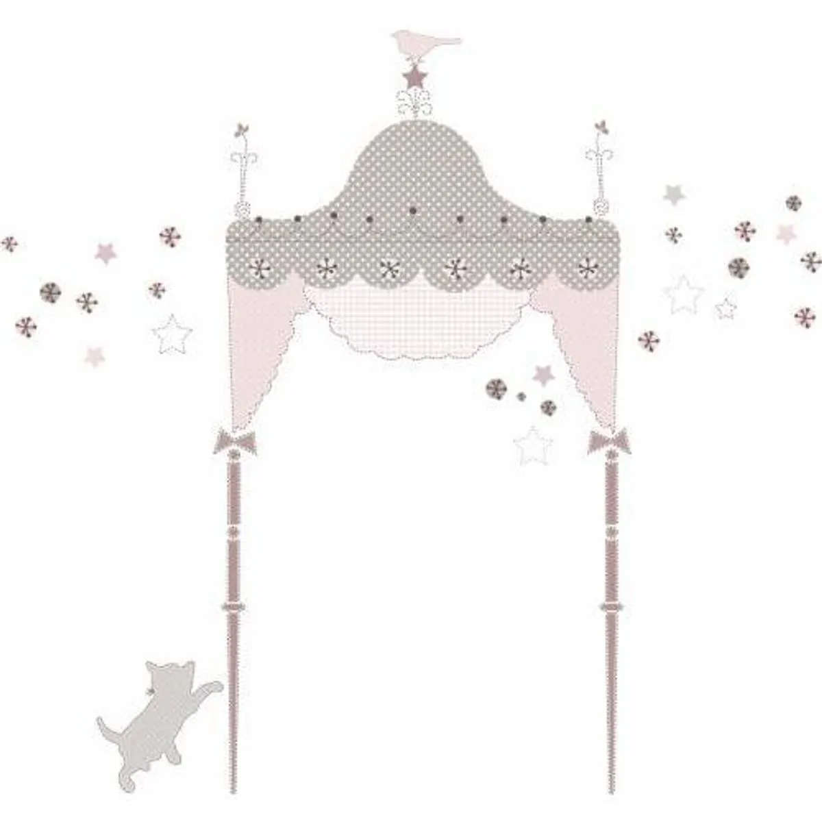 TheDecoFactory Kids Lab Princesse - Stickers géants