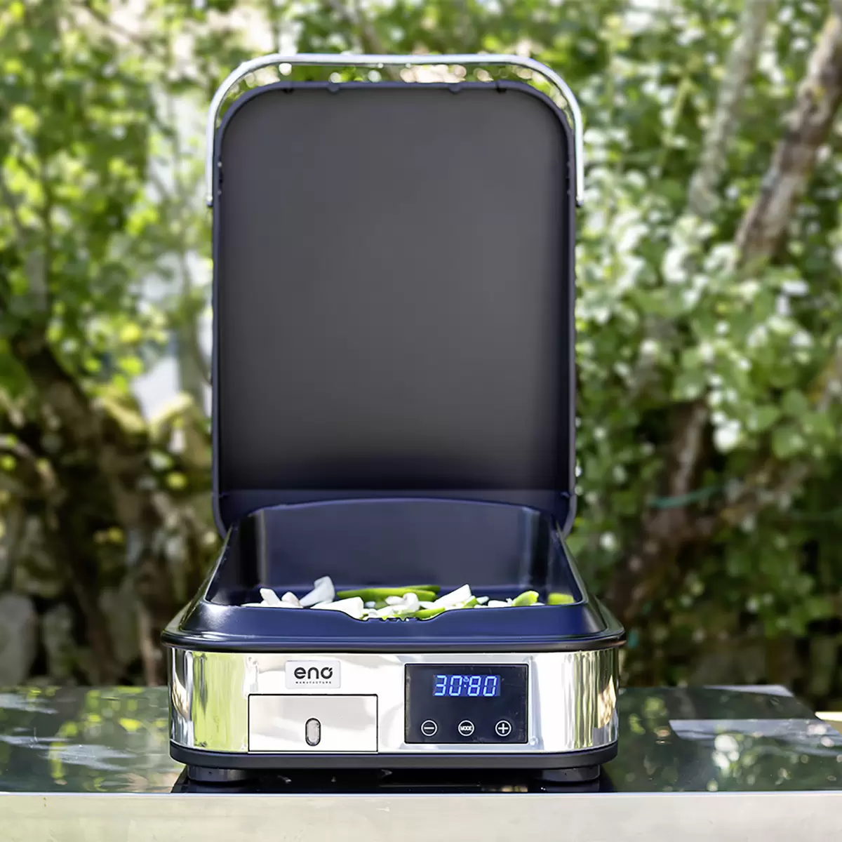Plancha Enosign Electrique 40 ENO schwarz,silber