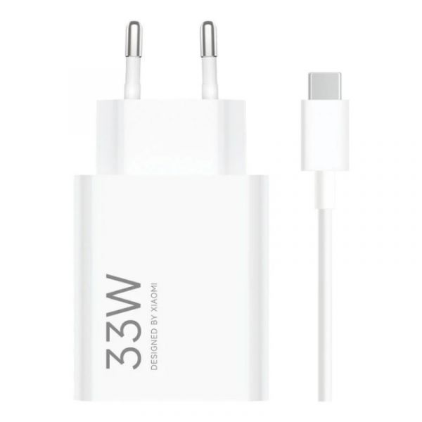 Xiaomi Carregador 33W Charging Combo Type-A 100–240V~ 50/60Hz 0.8A