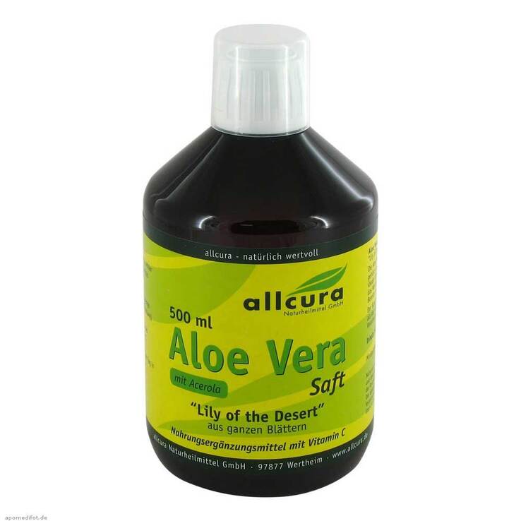 Aloe Vera Saft Ganzblatt, 500 ml