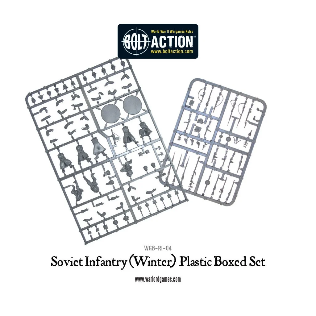 Bolt Action - Soviet Winter Infantry (plastic boxe)