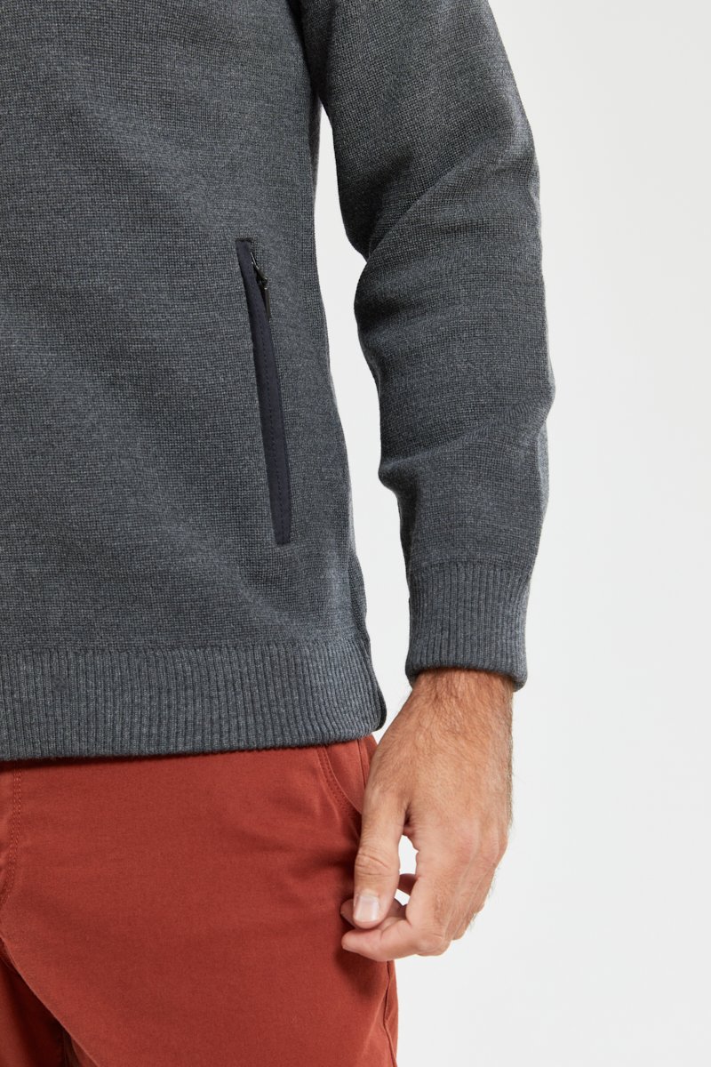 Cardigan - maille haute densité