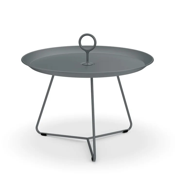 HOUE - EYELET Beistelltisch, Ø 57,5 cm, dunkelgrau