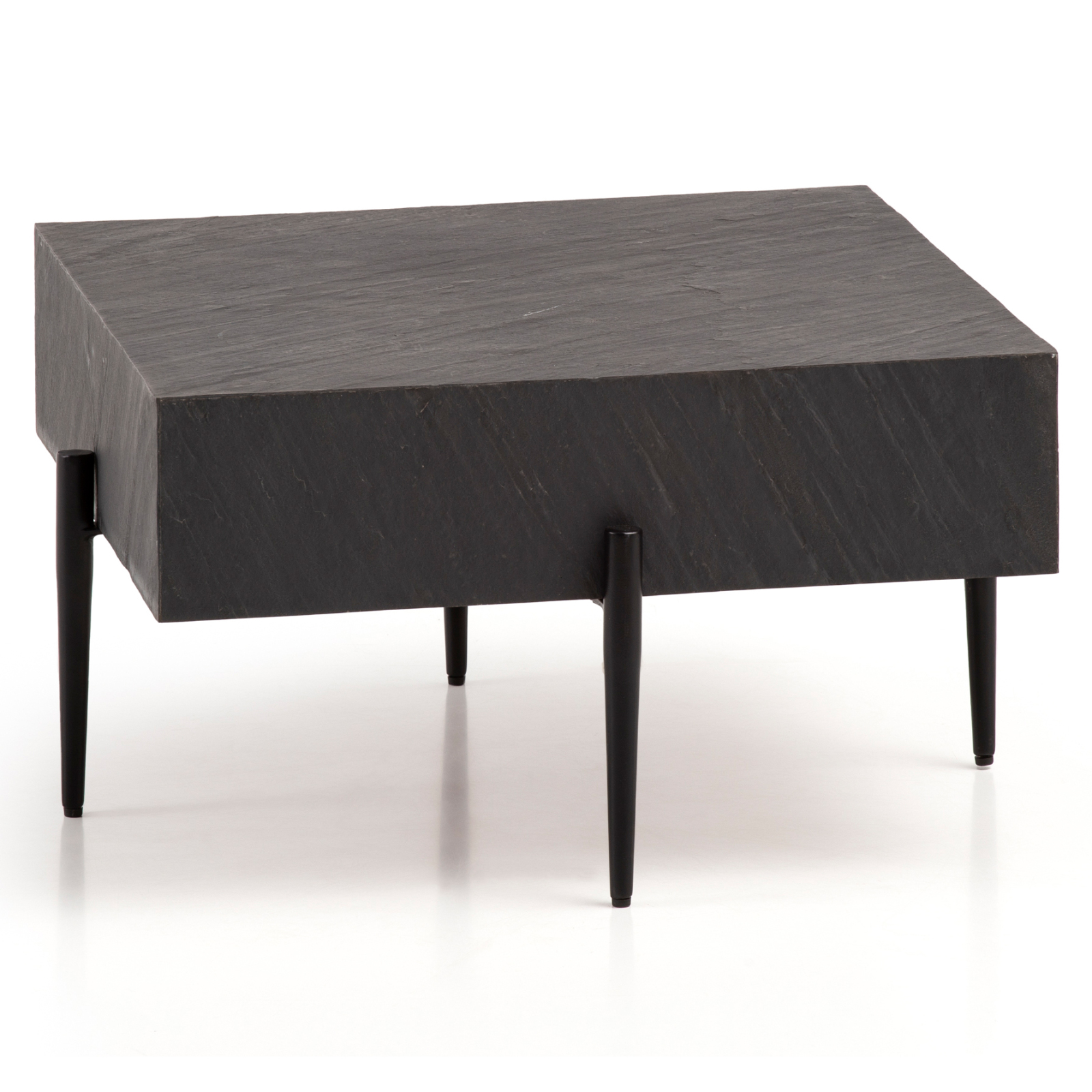 Couchtisch - anthrazit - Steinoptik - 64 cm