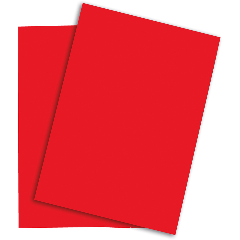 Rainbow Papier farbig, A4, 80 g/m², intensivrot
