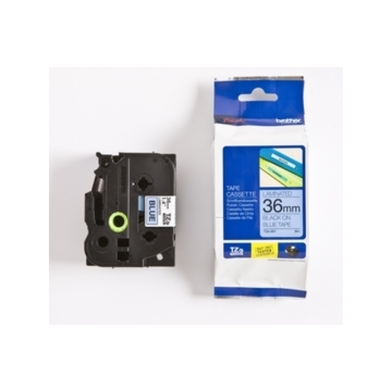 Brother P-Touch Band TZe-561, 36 mm, schwarz auf blau