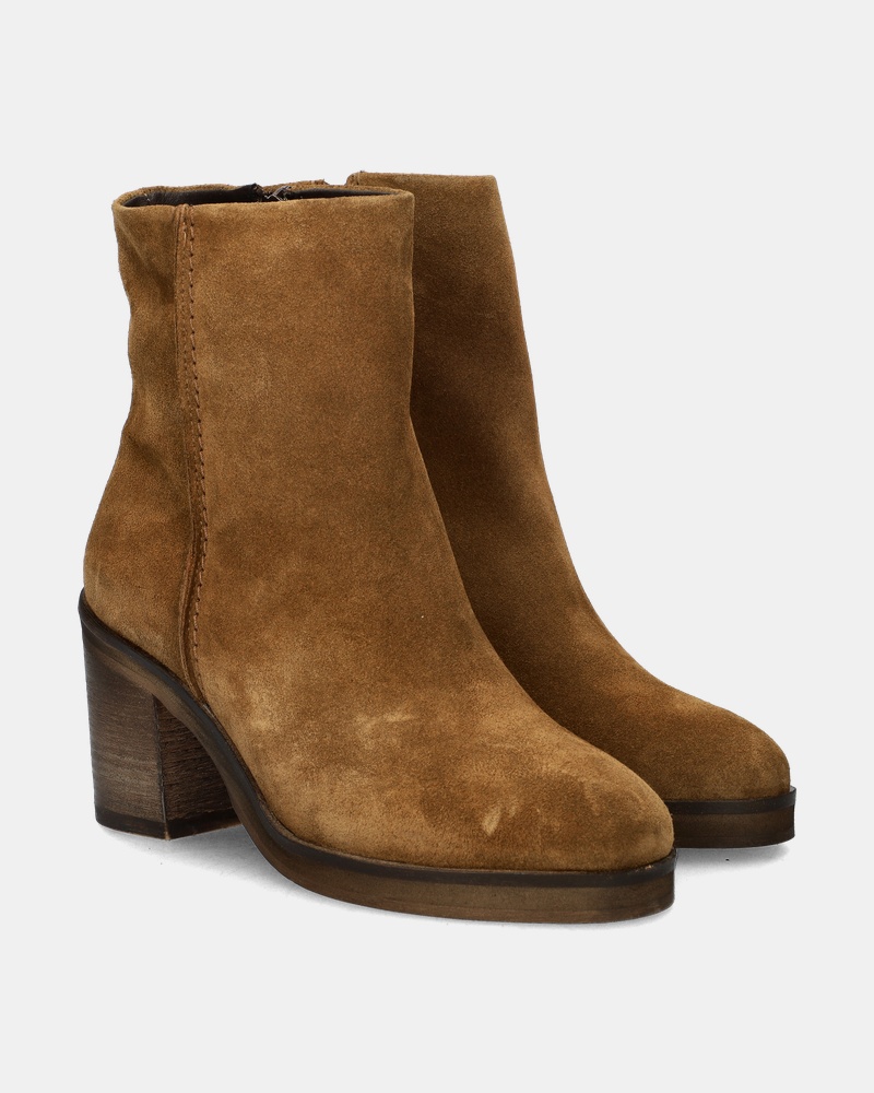 Nelson Rits- & gesloten boots  - cognac