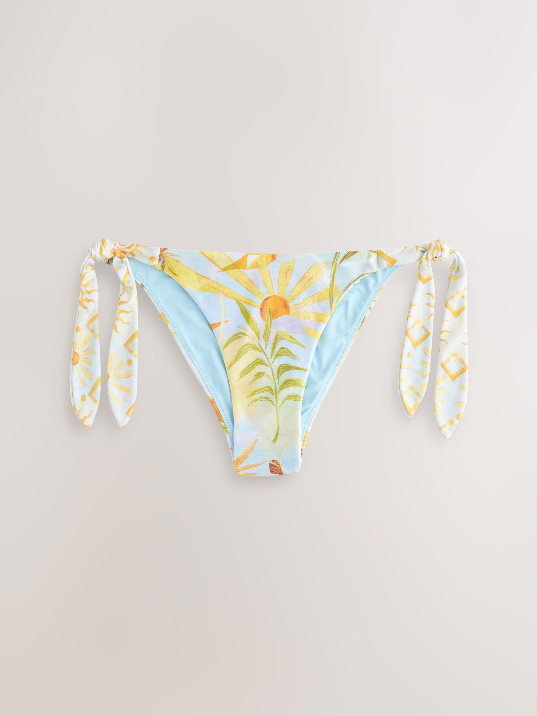 Never Fully Dressed bikinibroekje met gestrikte zijkanten