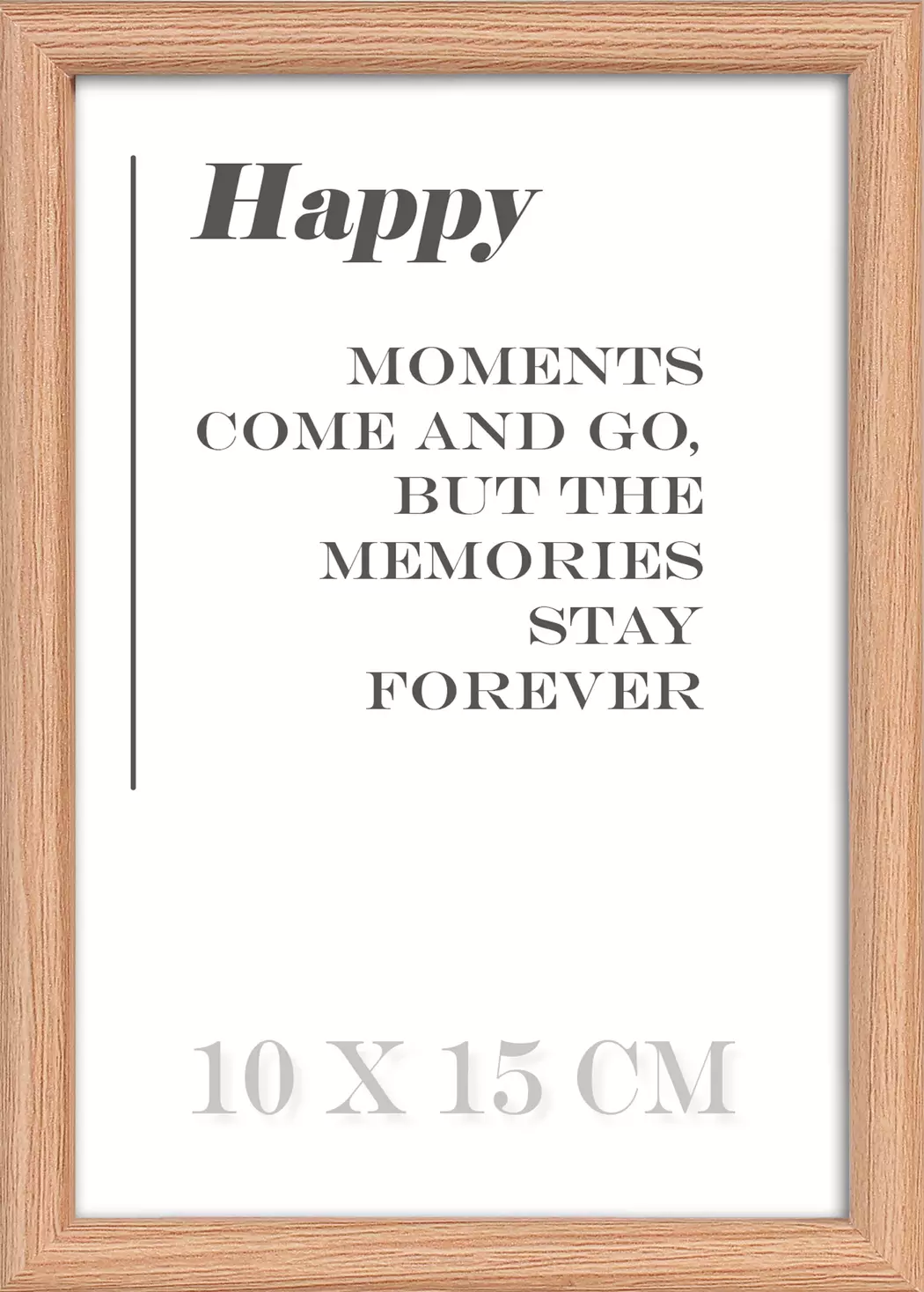Bilderrahmen Happy 12 x 16,5 cm