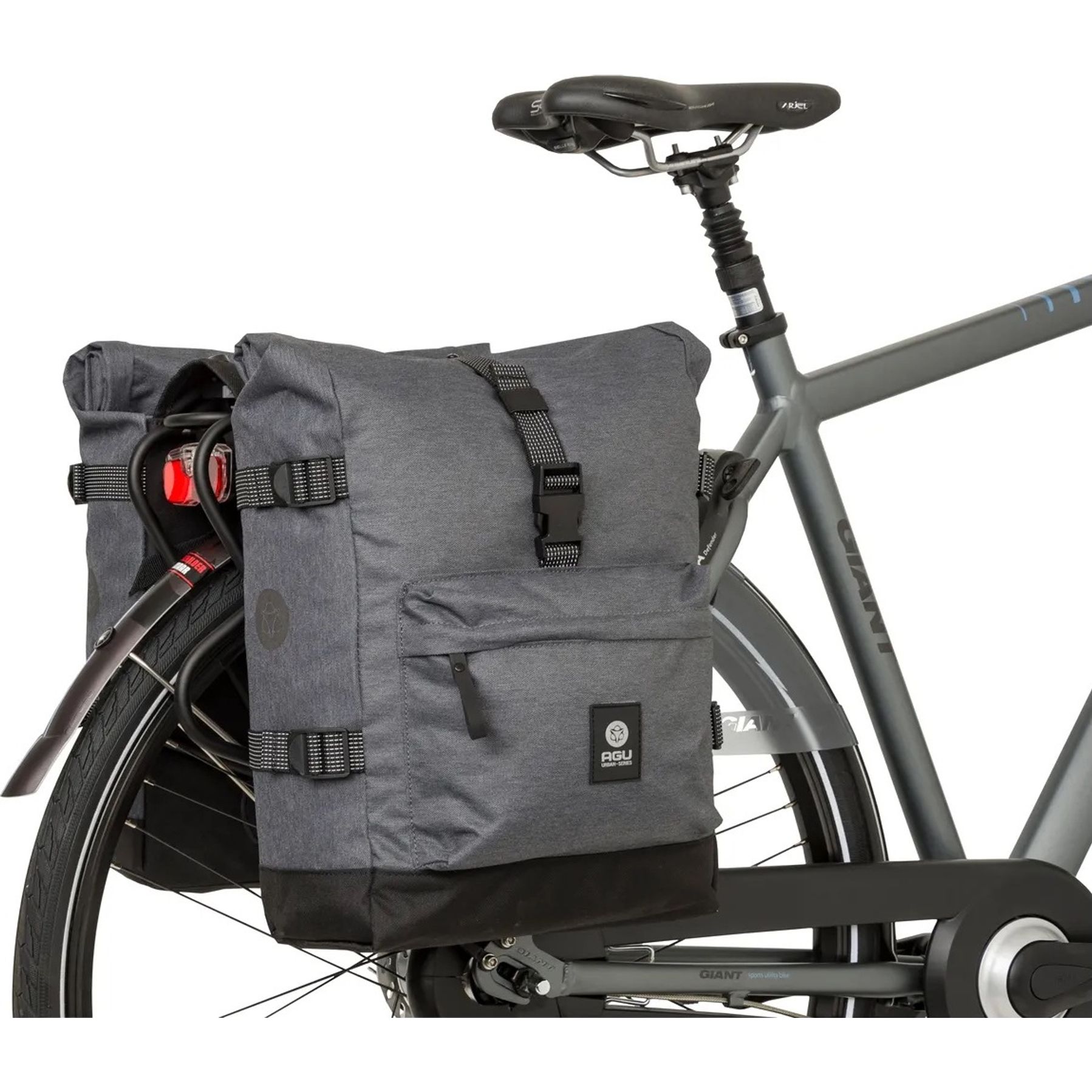 AGU Urban Roll-Top Dubbele Fietstas