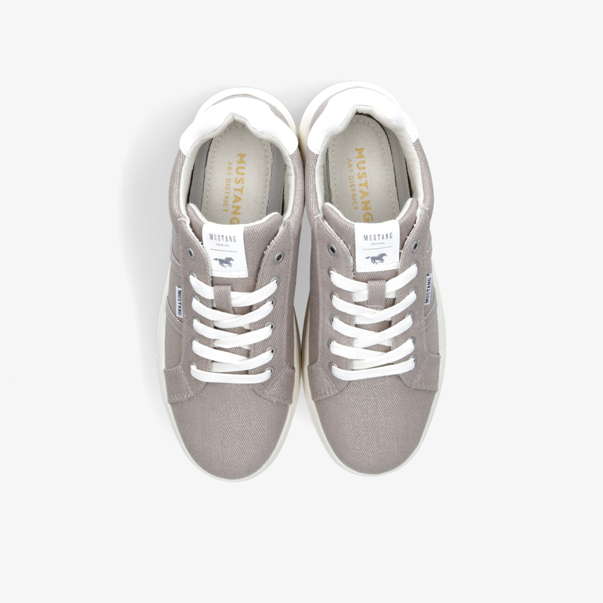 MUSTANG Damen Plateau Sneaker gold - Jetzt bei reno.de kaufen