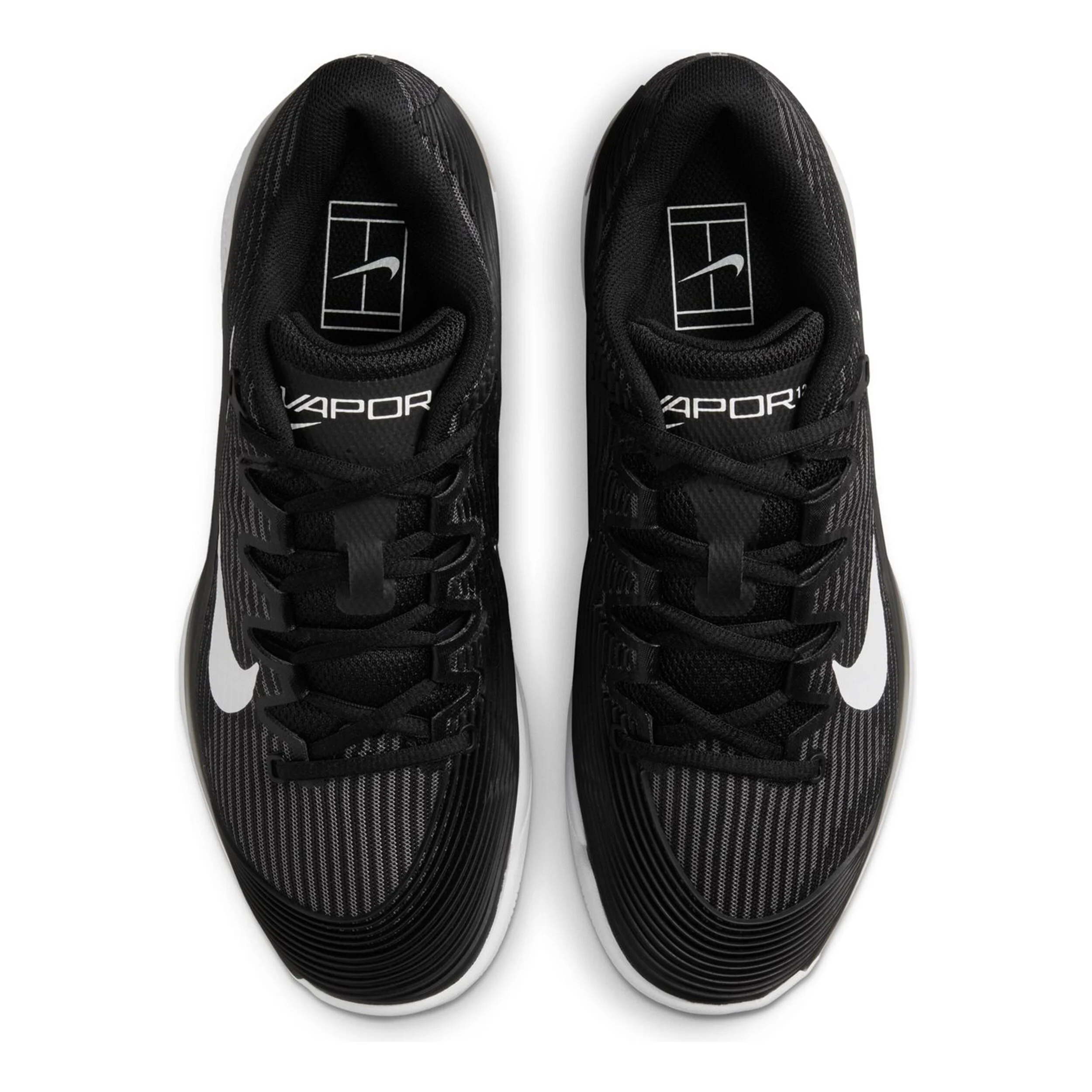 Nike Vapor 12 Chaussures Toutes Surfaces Femmes - Noir , Blanc